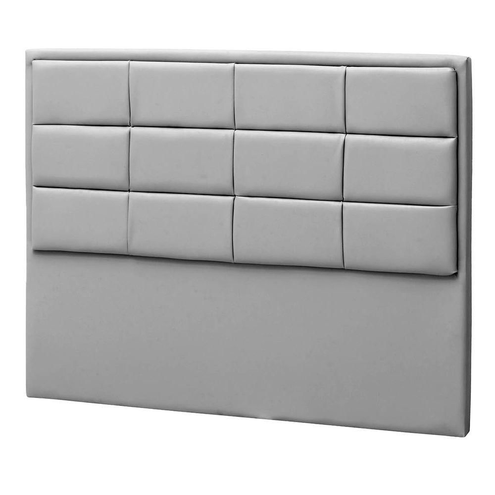 Miniatura Cabeceira Solteiro Tallin P04 90 Cm Suede Cinza
