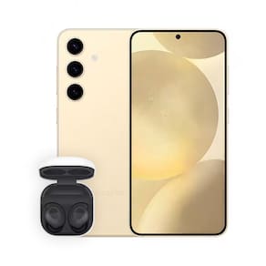 Miniatura Smartphone Samsung Galaxy S24 5G Creme 128GB, Tela 6.2”, 8GB RAM, Inteligência Artificial, IP68, Exynos 2400 + Fone de Ouvido Galaxy Buds FE - Grafite