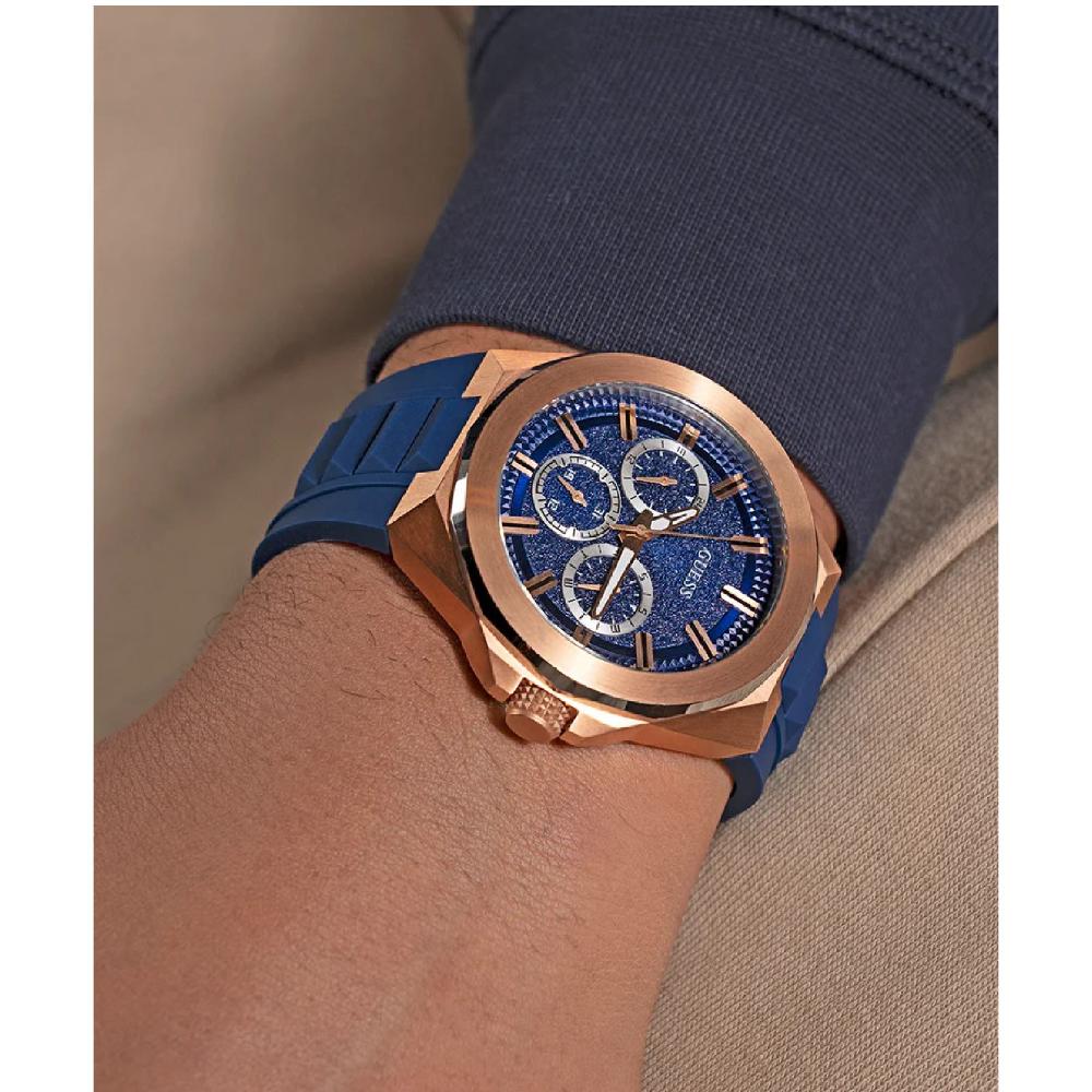 Miniatura Relógio Guess Masculino Multifunção GW0799G2 Azul