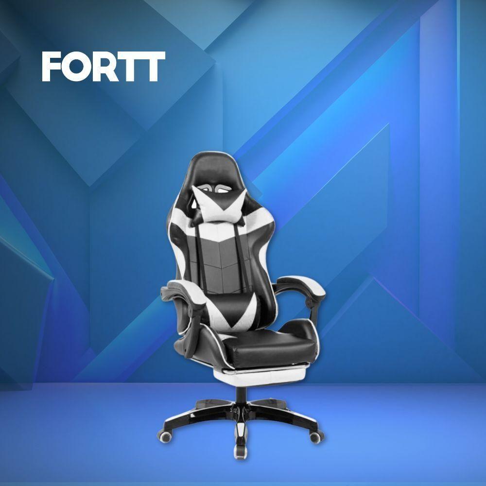 Miniatura Cadeira Gamer Fortt Trieste Branca - Cgf002-b
