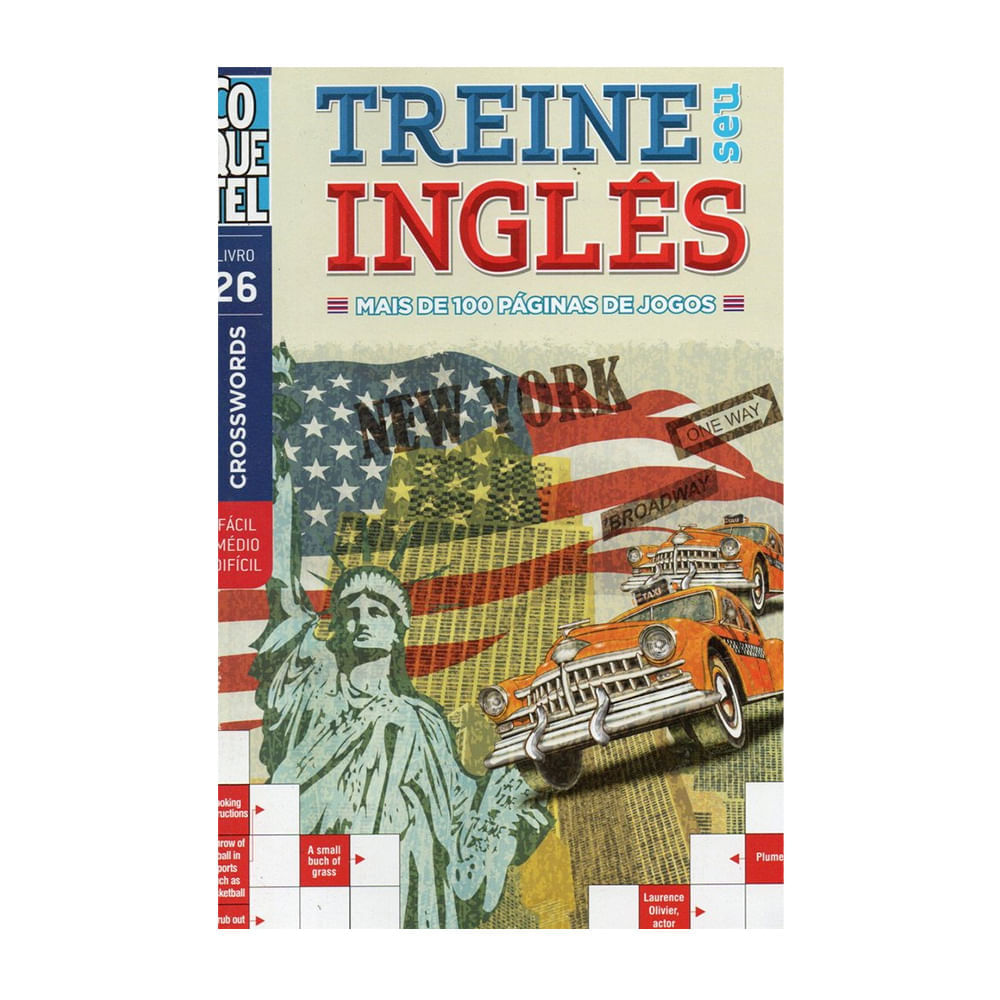 Miniatura Revista Coquetel Treine Seu Inglês Nível Fácil, Médio e Difícil