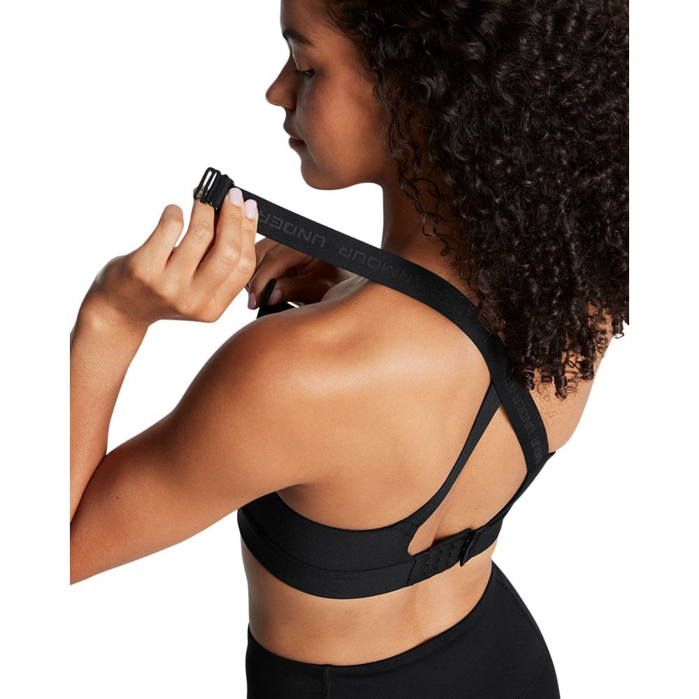 Miniatura Top de Treino Feminino Under Armour Infinity High 2.0 GG Preto