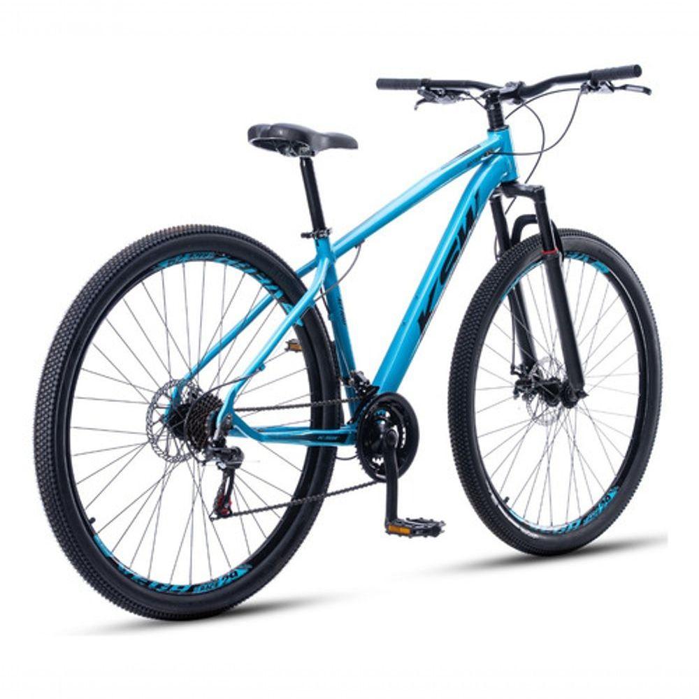 Miniatura Bicicleta Ksw Aro 29 21 Velocidades Freio A Disco Mecânico Alumínio Azul/preto 17