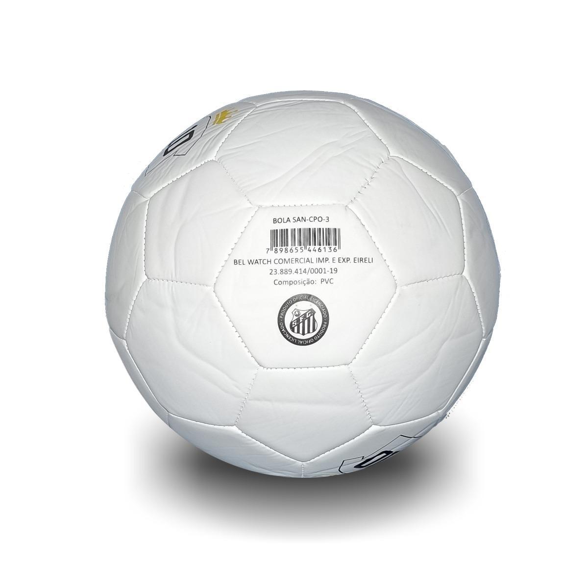 Miniatura Bola Santos Fc Oficial Futebol De Campo San-Cpo-3