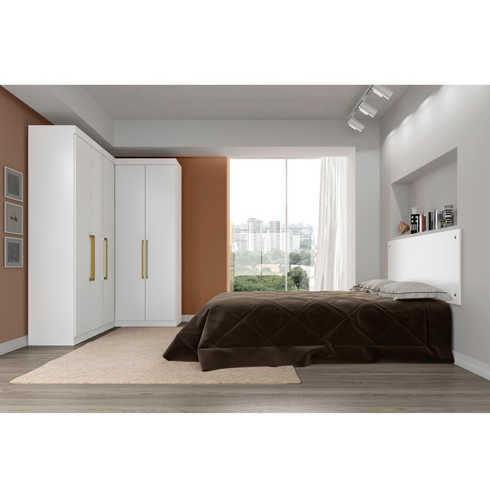 Miniatura Quarto Casal Modulado Modena 77011 Branco Demobile