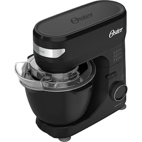 Miniatura Batedeira Planetária Bowl Black III Oster OBAT640 850W 12 Velocidades Tampa Antirrespingos 110V