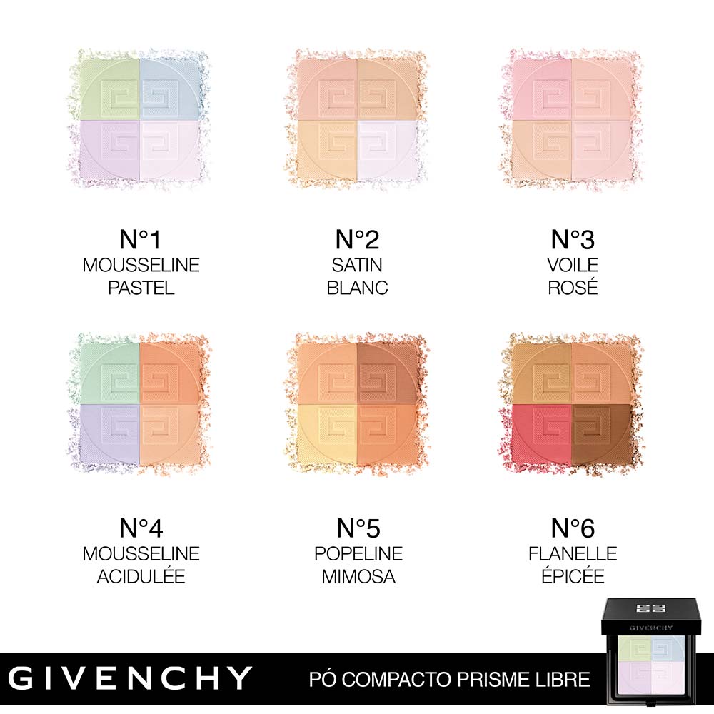 Miniatura Pó Compacto Givenchy Prisme Libre N01