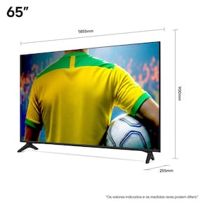 Smart TV 65” 4K LG 65QNED73ASA QNED Processador a7 AI WebOS 25