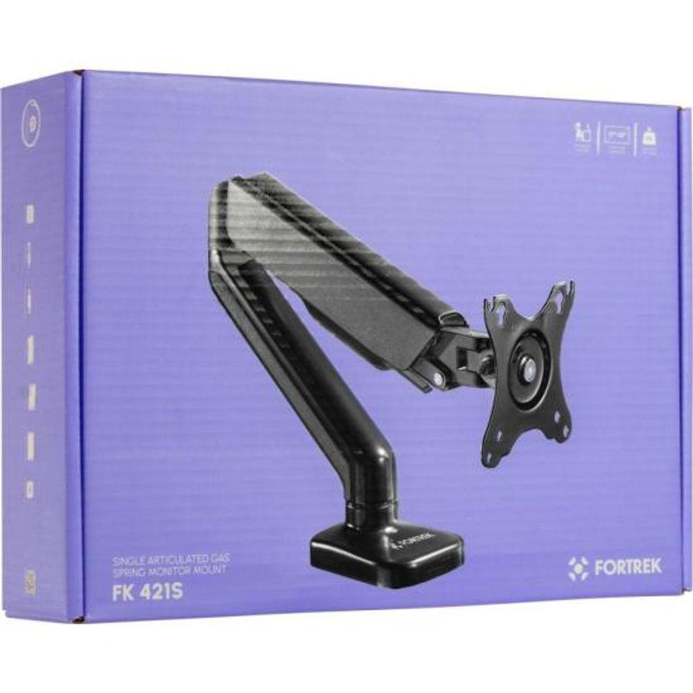 Suporte Articulado Para Monitor Com Pistão A Gás Fortrek Fk 421s 17?-32"