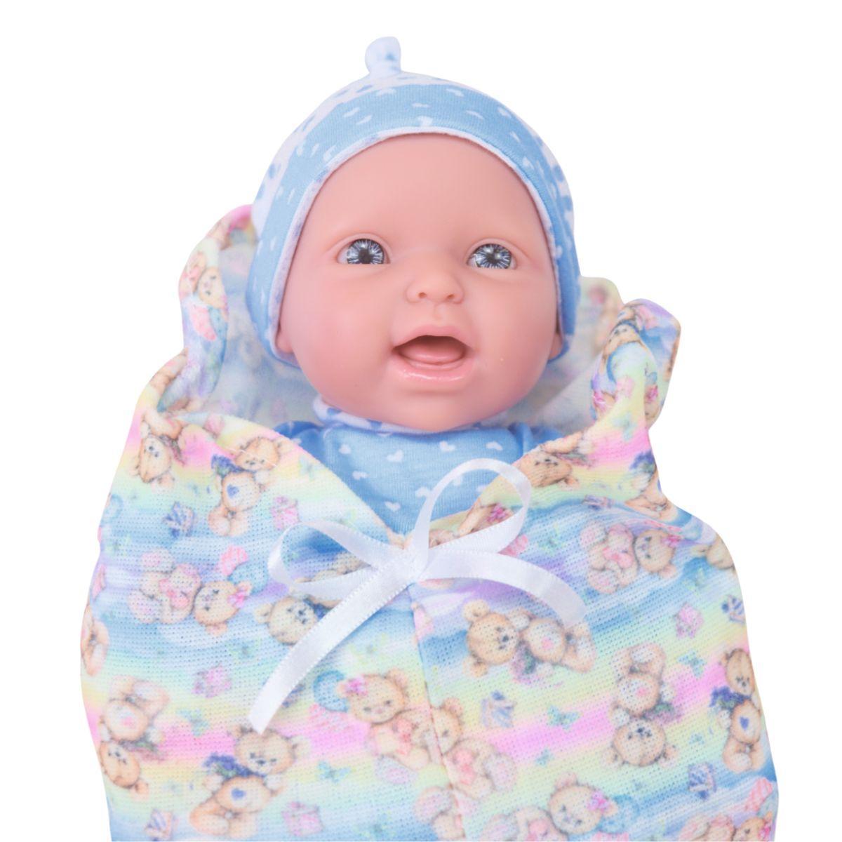 Boneca Linha Evellyn Reborn Soninho Menino 2854 - Cotiplás