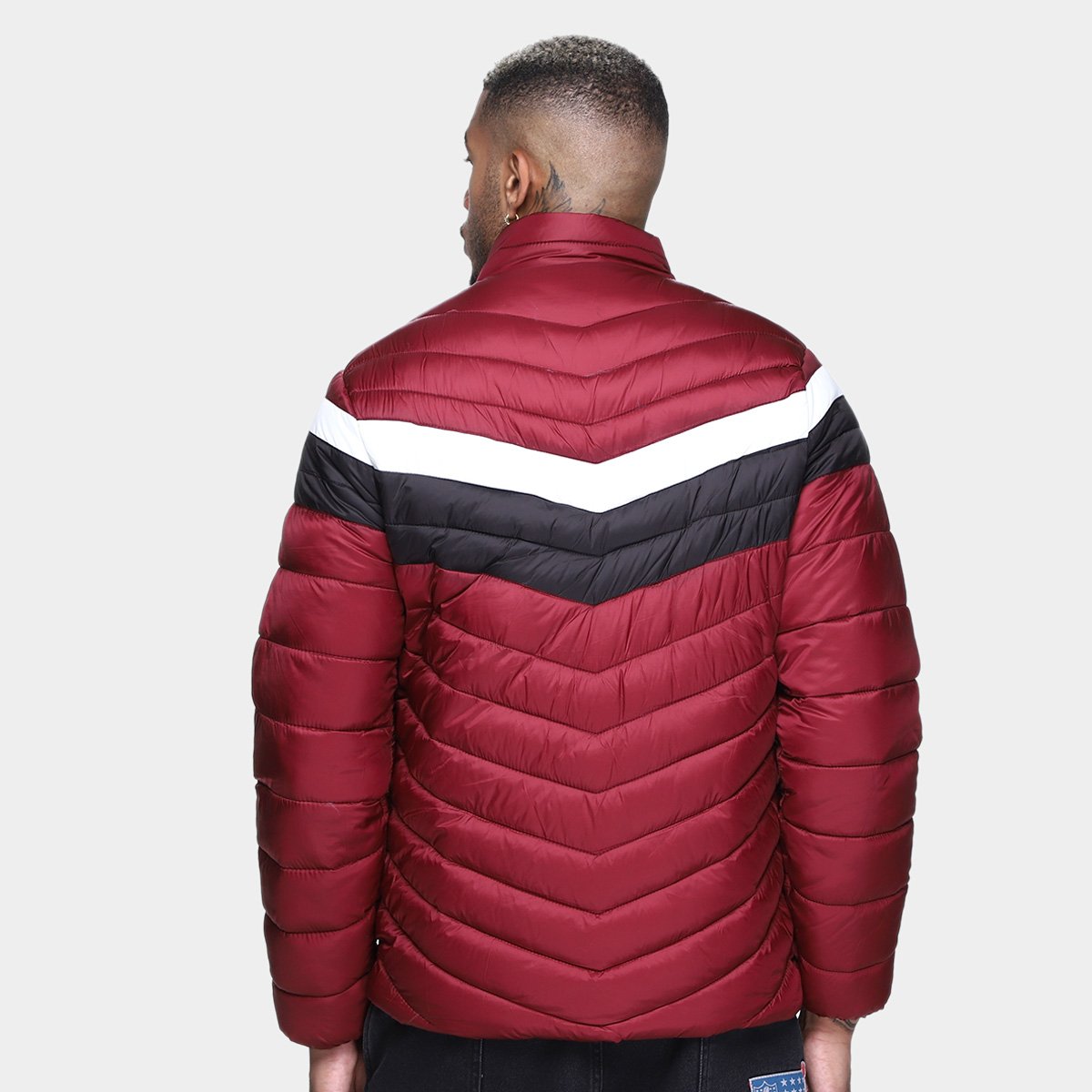 Miniatura Jaqueta Broken Rules Nylon Masculina Vinho - G
