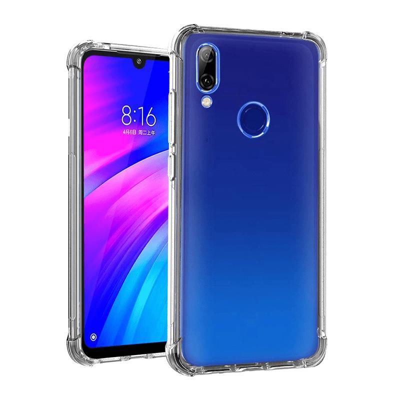 Miniatura Capa Silicone Anti Impacto Xiaomi Redmi Note 7 Transparente