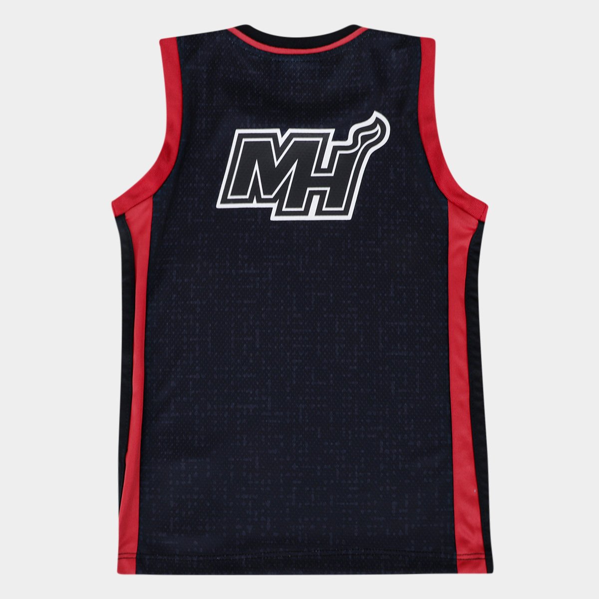 Miniatura Regata NBA Juvenil Miami Heat Terms Braziline Preto - 10A