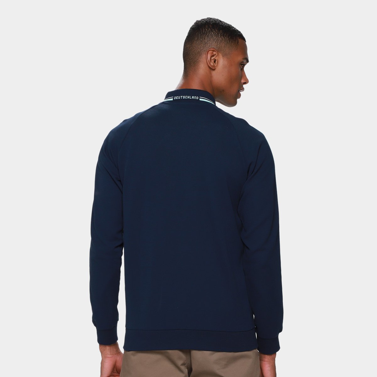Miniatura Jaqueta Seleção Alemanha Away 2026 Hino Adidas Originals Masculina Azul - EGG