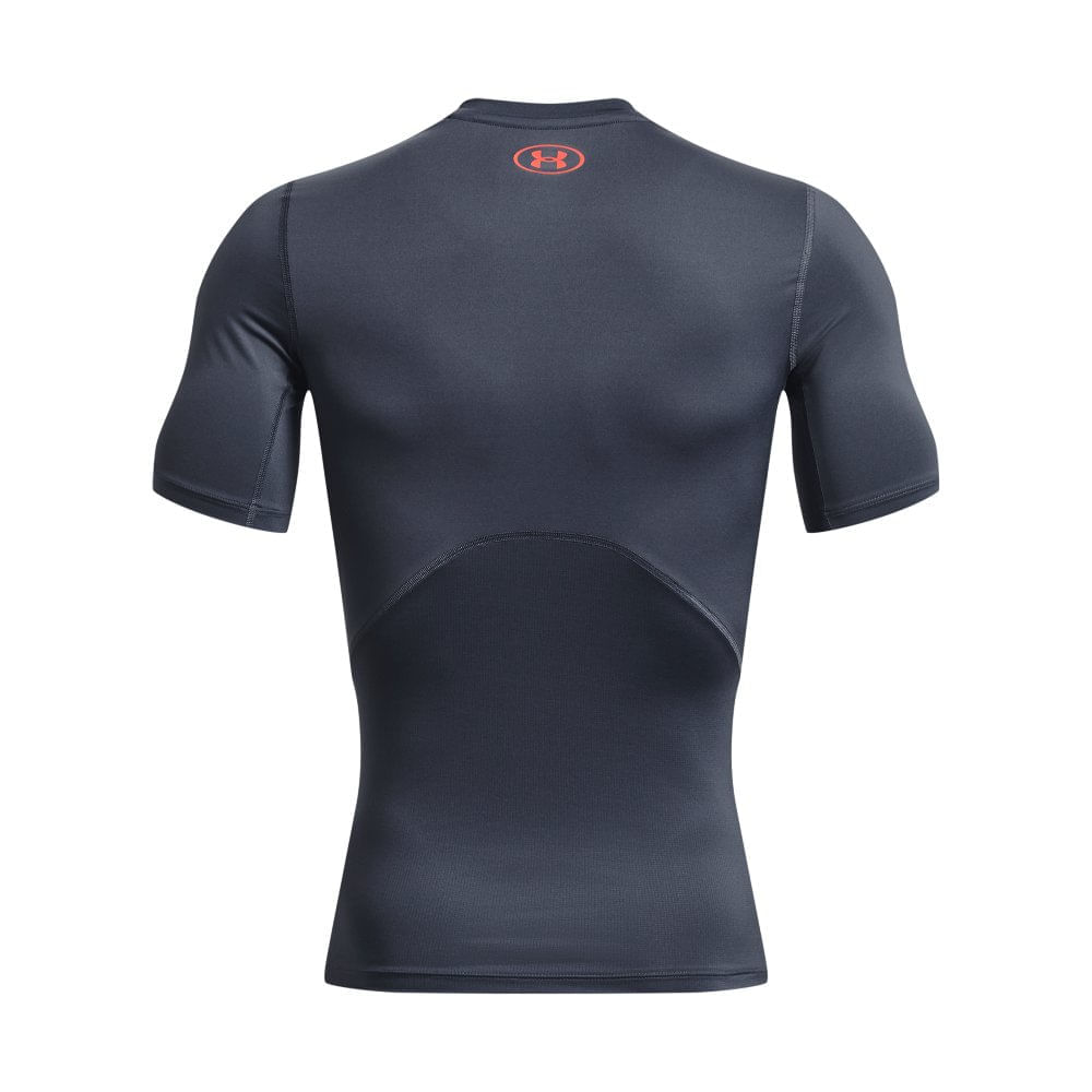 Miniatura Camiseta de Treino Masculina Under Armour HeatGear Novelty Cinza - G