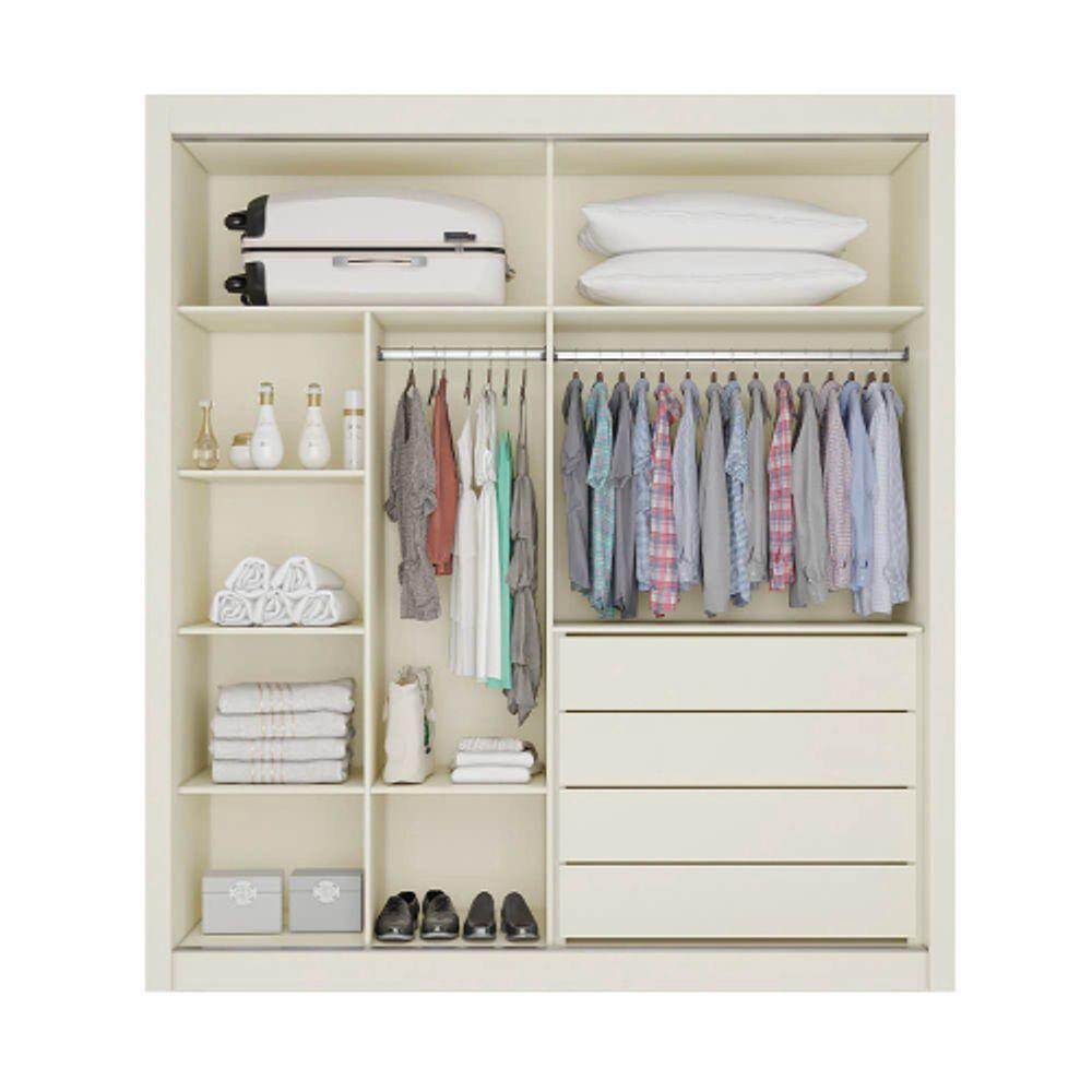 Miniatura Guarda Roupa Ripado 2 Portas 4 Gavetas Barcelona-made Marcs