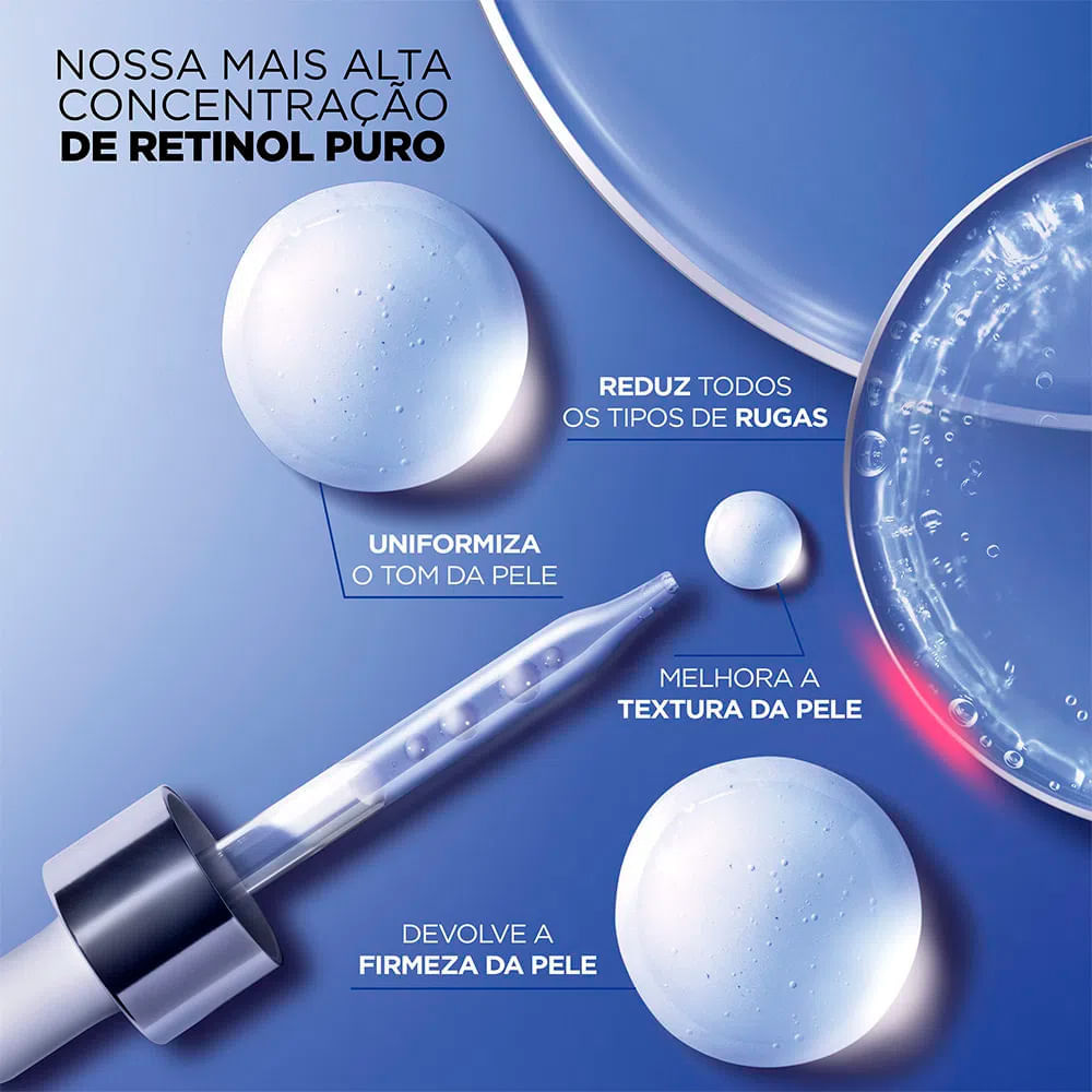 Miniatura L’Oréal Paris Revitalift Kit – Sérum Facial Antirrugas Noturno Retinol 30ml + Creme Anti-Idade Laser X3 50ml Kit