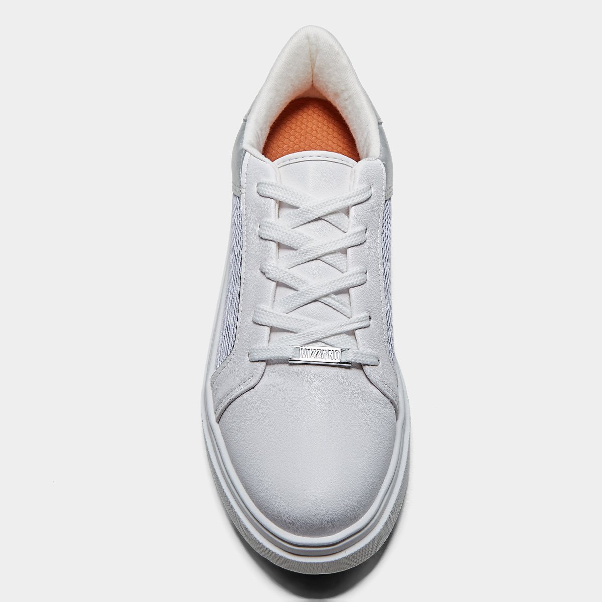 Miniatura Tênis Vizzano Tela Lateral Feminino Branco - 34