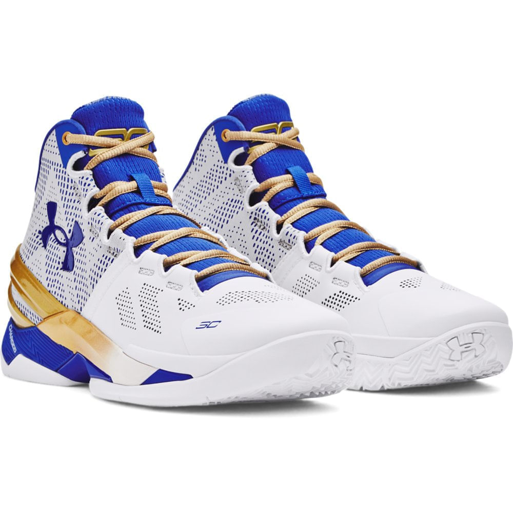 Tênis de Basquete Under Armour Curry 2 Retrô Branco - 38