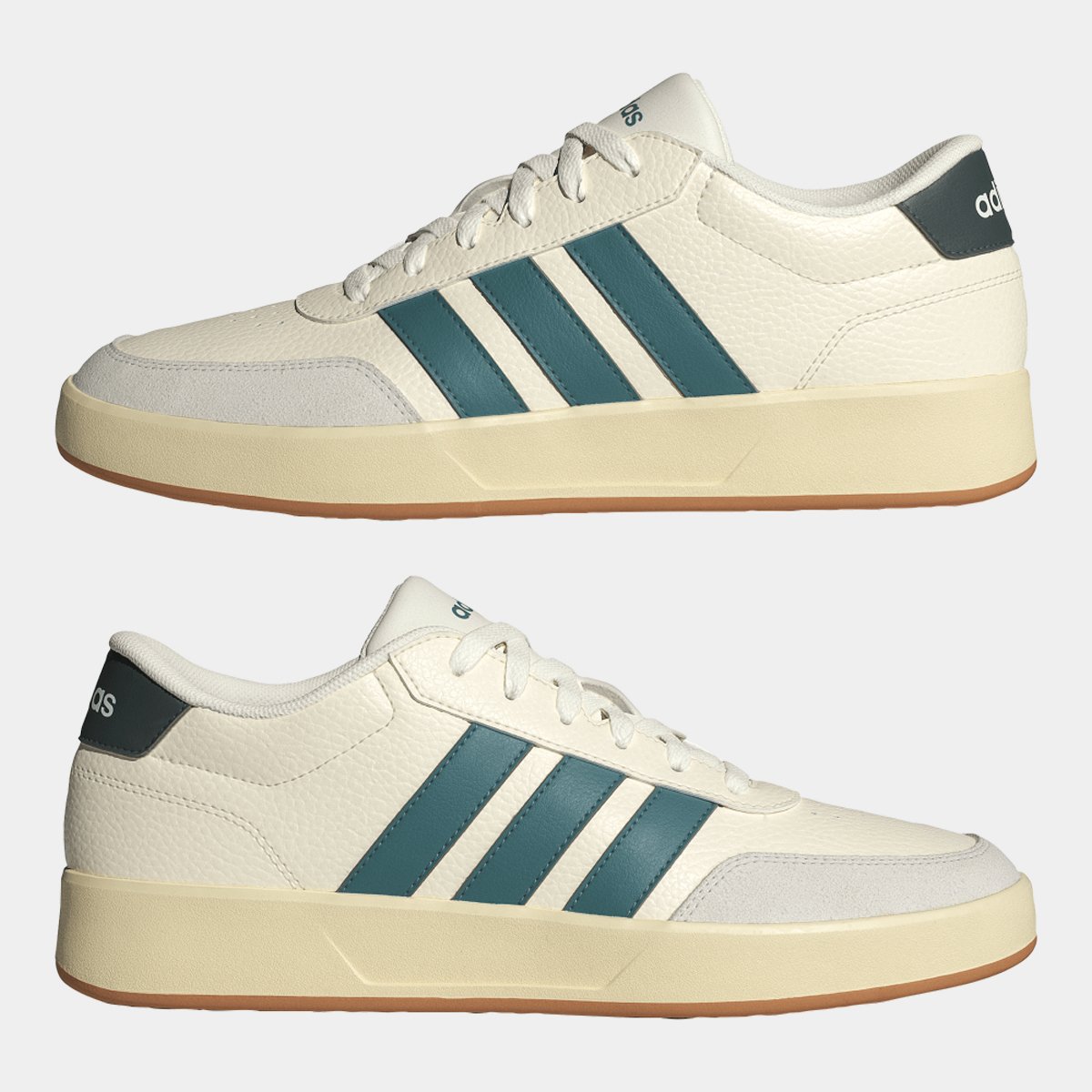 Tênis Adidas Breaknet Branco+Verde - 34