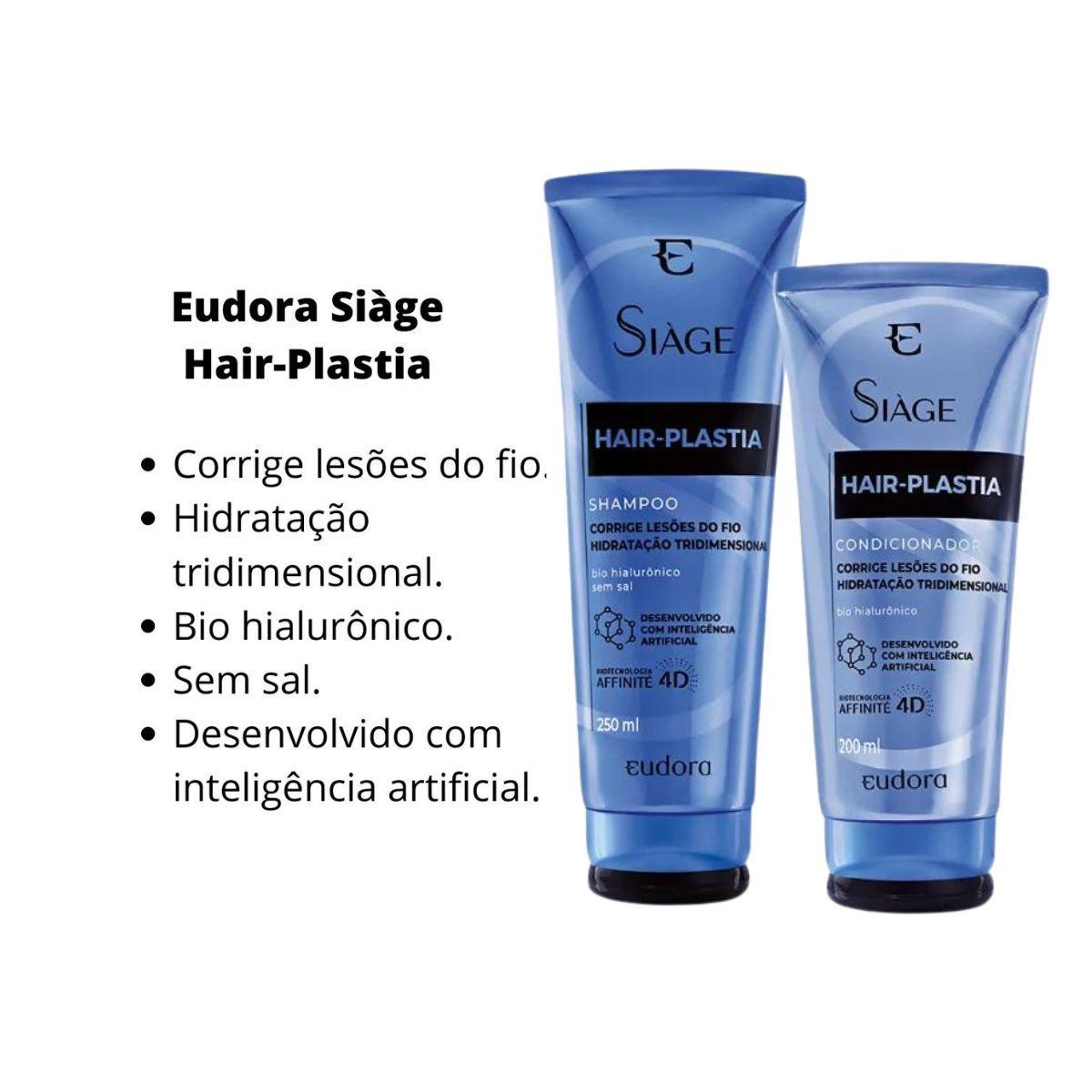 Miniatura Shampoo + Condicionador Siage Eudora Hair-Plastia