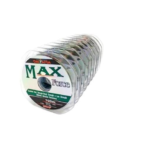 Miniatura Linha Monofilamento Max Force 0,26Mm 15Lbs X 100M - Maruri