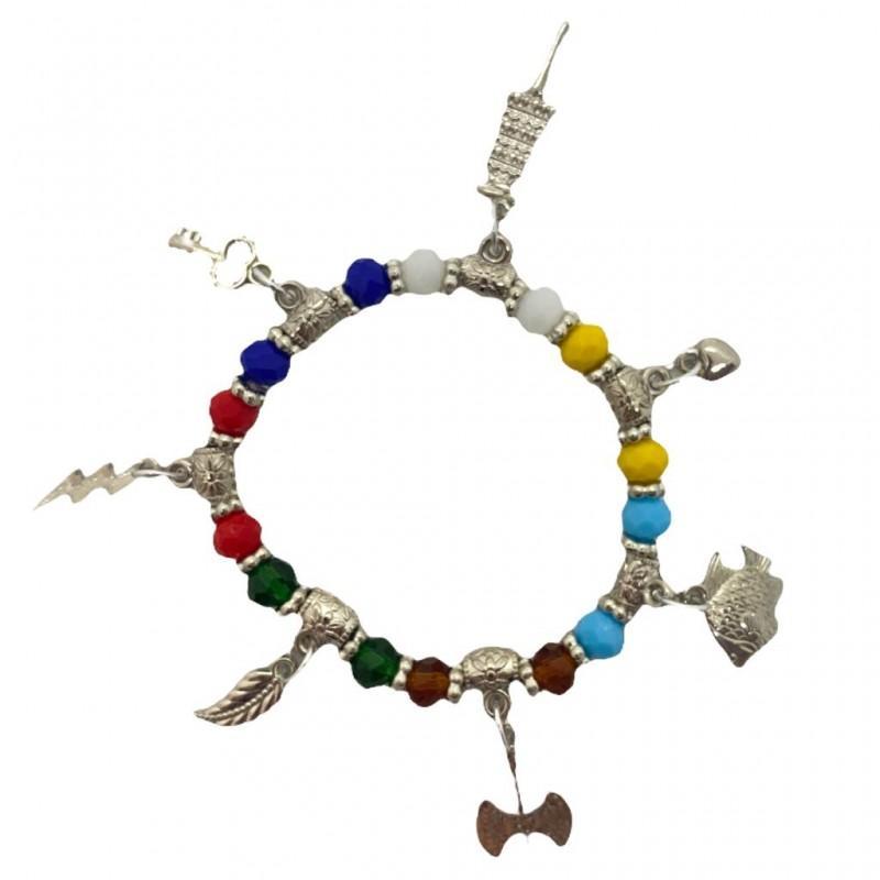 Miniatura Pulseira 7 Sete Linhas Umbanda E Candomblé - Escolha A Cor
