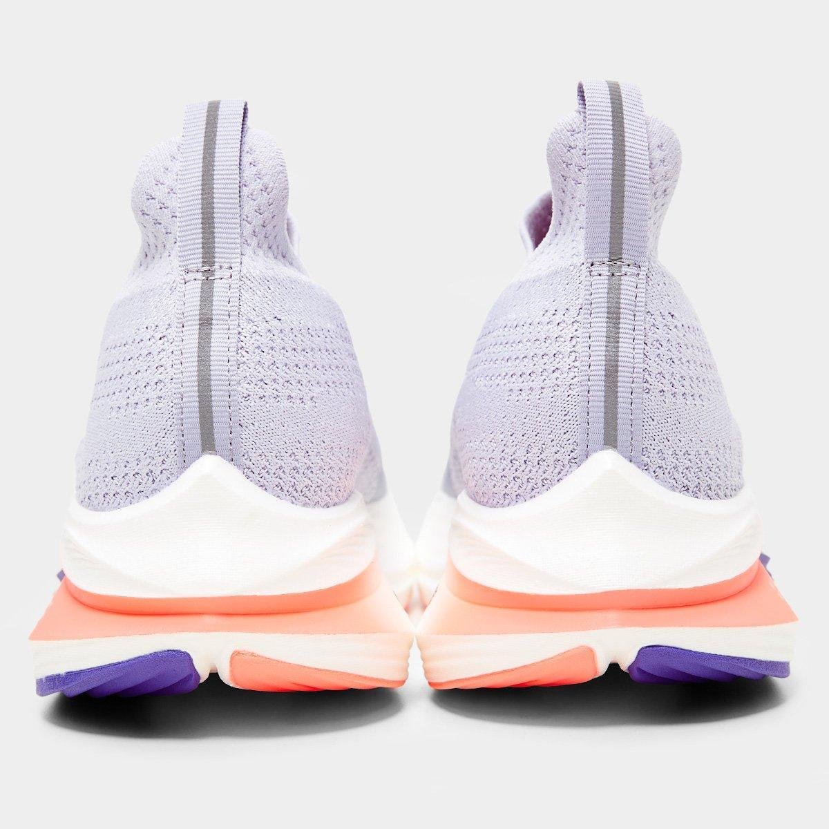 Miniatura Tênis Mizuno Neo Zen Feminino Cinza+Roxo - 34