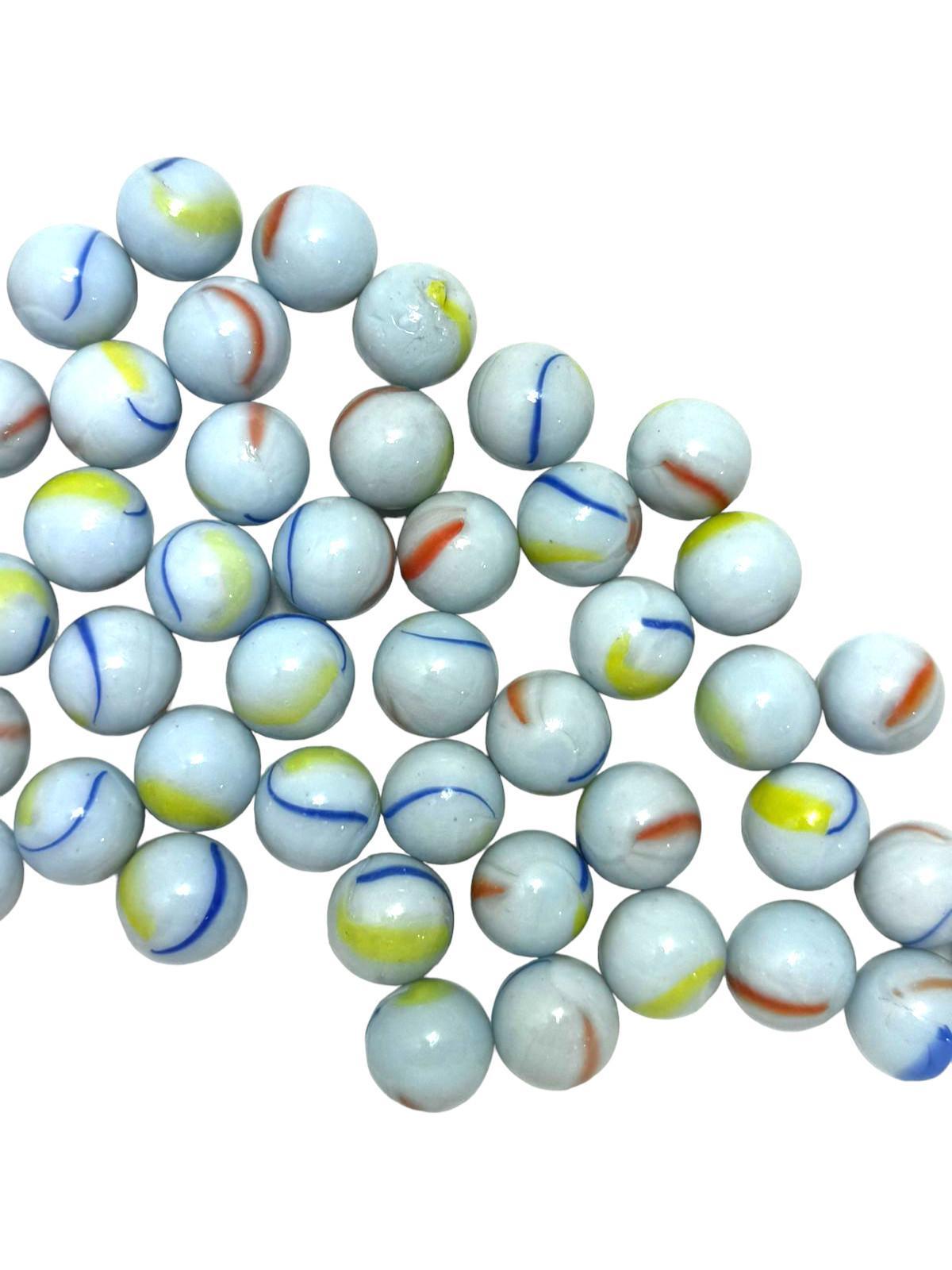 Bolinha Bola De Gude De Leite Mini Gude Leitosinha- Kit 150U