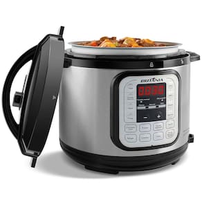 Miniatura Panela Elétrica de Pressão Britânia BPP02G com Revestimento Gold 5L – Preta/Inox 220V