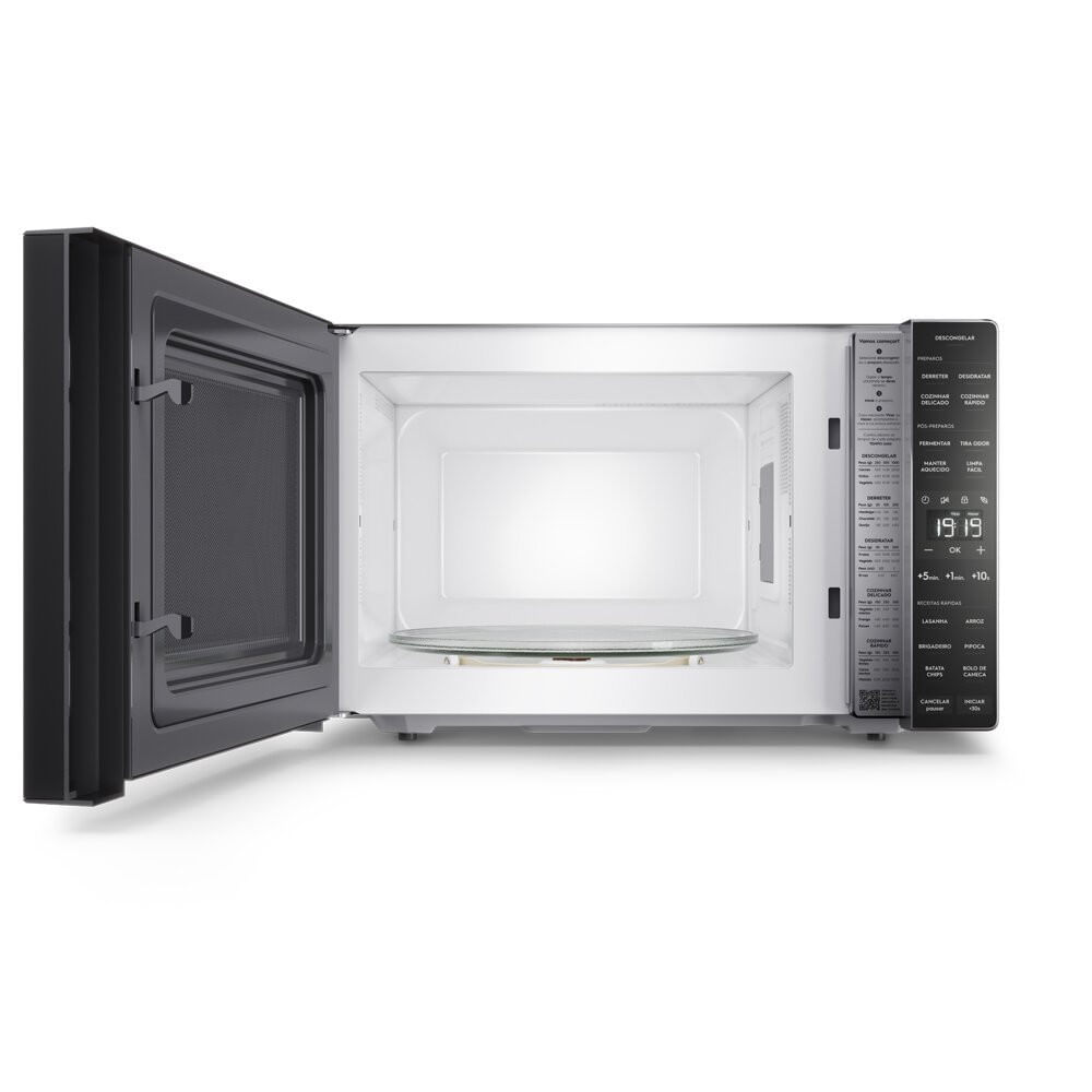 Miniatura Forno Micro-ondas Limpa Fácil Electrolux 36 Litros ME36S Prata - 110V