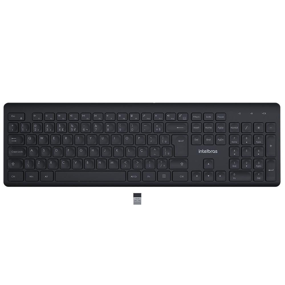 Miniatura Teclado Intelbras Tsi50 Sem Fio Preto
