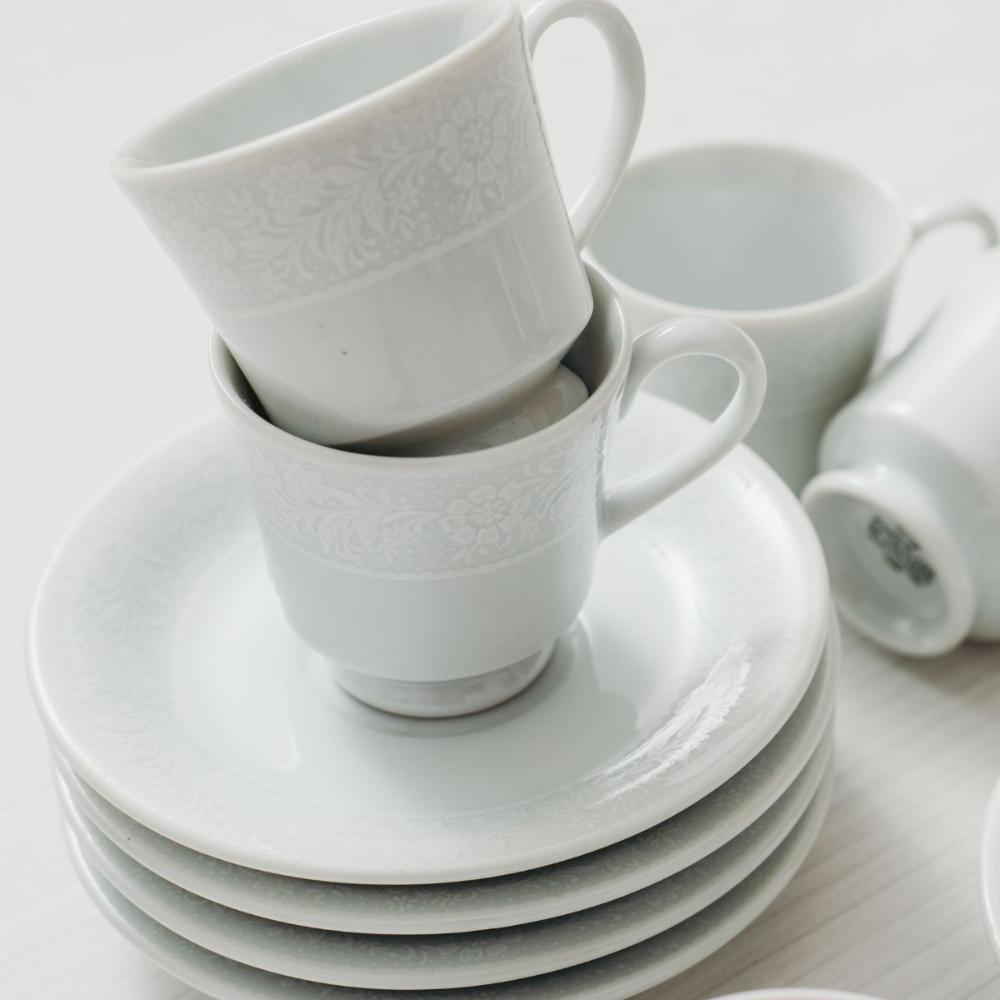 Jogo de Jantar 60 Peças Café Noiva Porcelana Schmidt