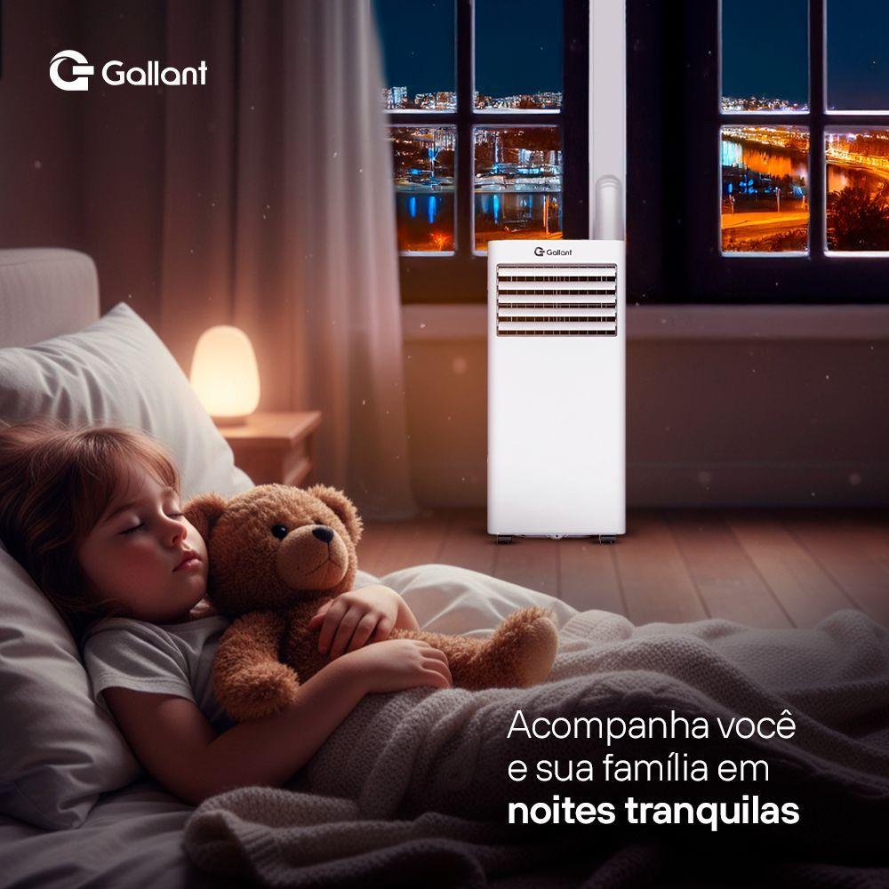 Ar-Condicionado Portátil Gallant 12000 BTUs Frio R32 127V (GAP12PCCA-BR127)