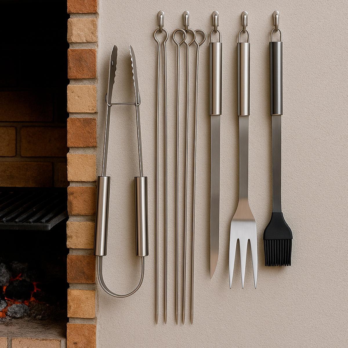 Miniatura Kit Churrasco De Luxo Para Churrasqueiro Experiente