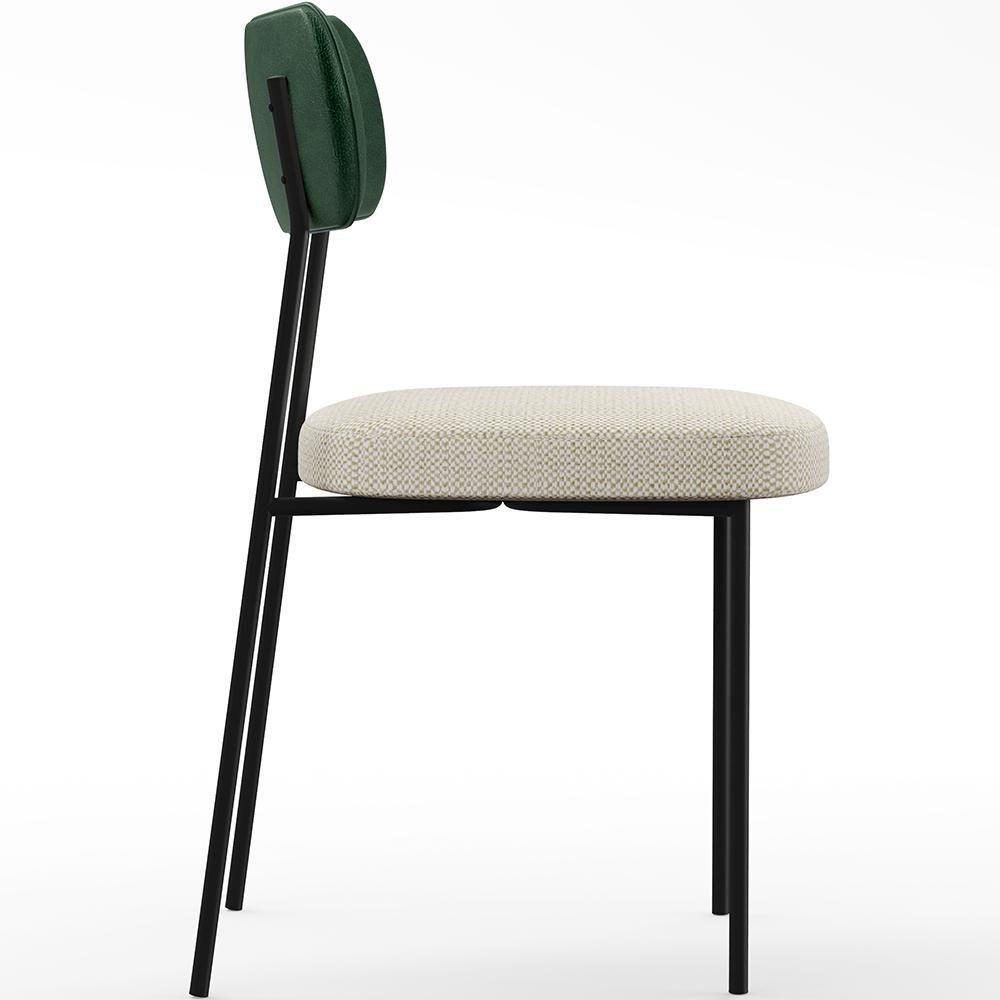 Miniatura Kit 04 Cadeiras Para L02 Verde Musgo Champagne