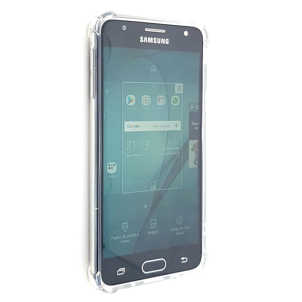 Miniatura Capa Samsung Galaxy J5 Prime Anti Impacto TPU Transparente