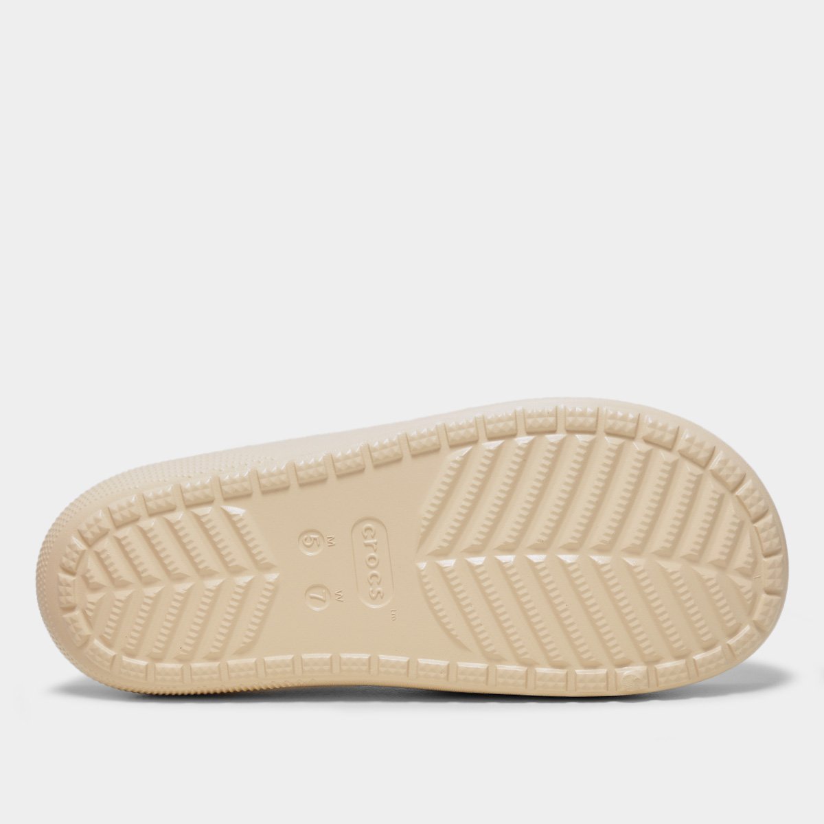 Miniatura Crocs Classic Sandal v2 Feminino Bege - 35