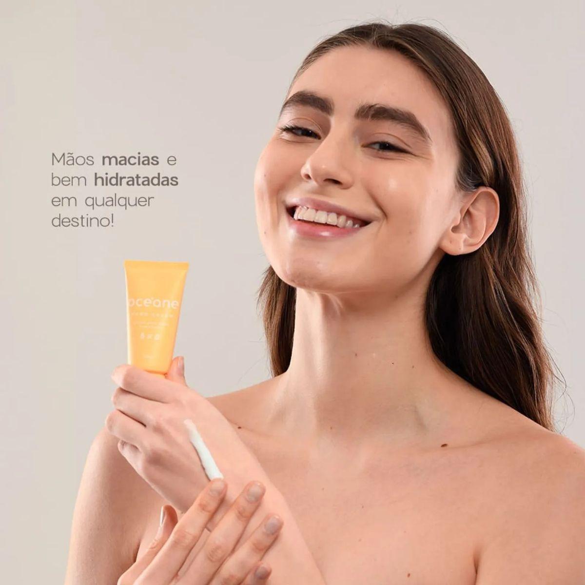 Creme De Mãos De Viagem Océane Com Óleo De Macadâmia 30Ml