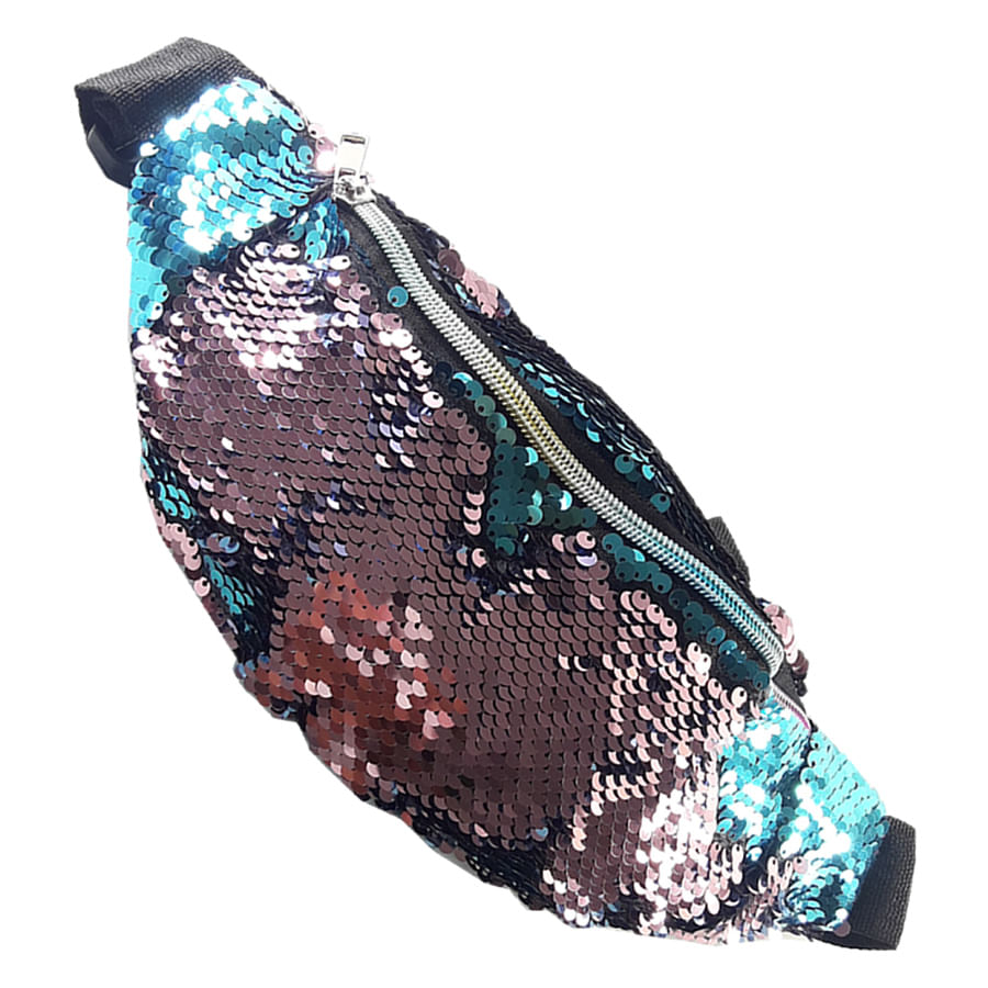 Miniatura Pochete de Paetê 2 em 1 Muda de Cor 2 Pochetes em 1