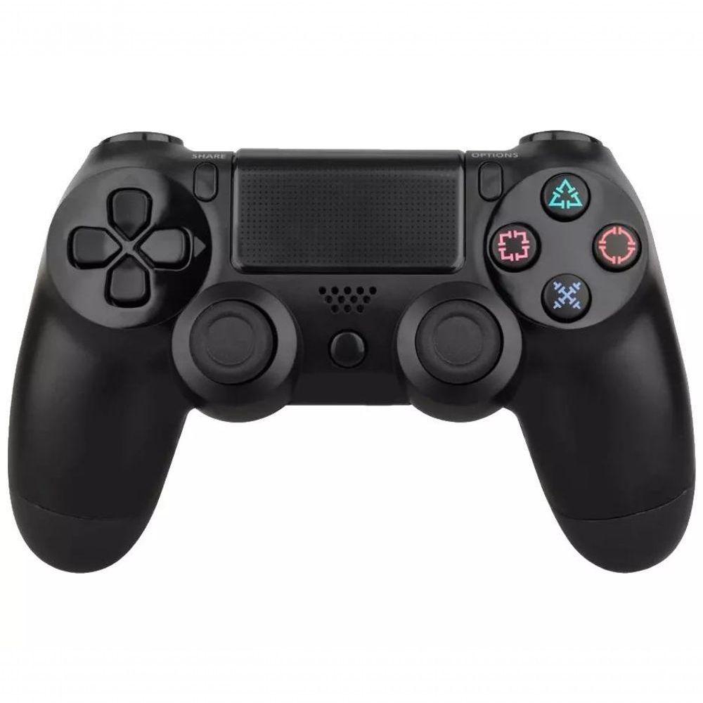 Miniatura Controle PS4 Slim Dualshock Jet Black Fio Resistente Full