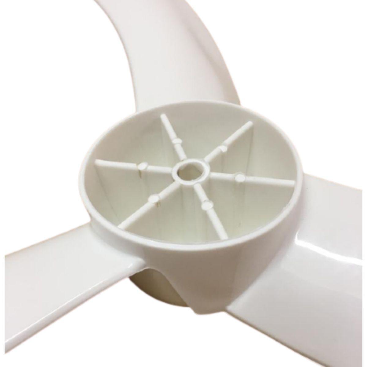 Miniatura Hélice Para Ventilador Arge Stylo/Twister 50Cm 3 Pás Branca