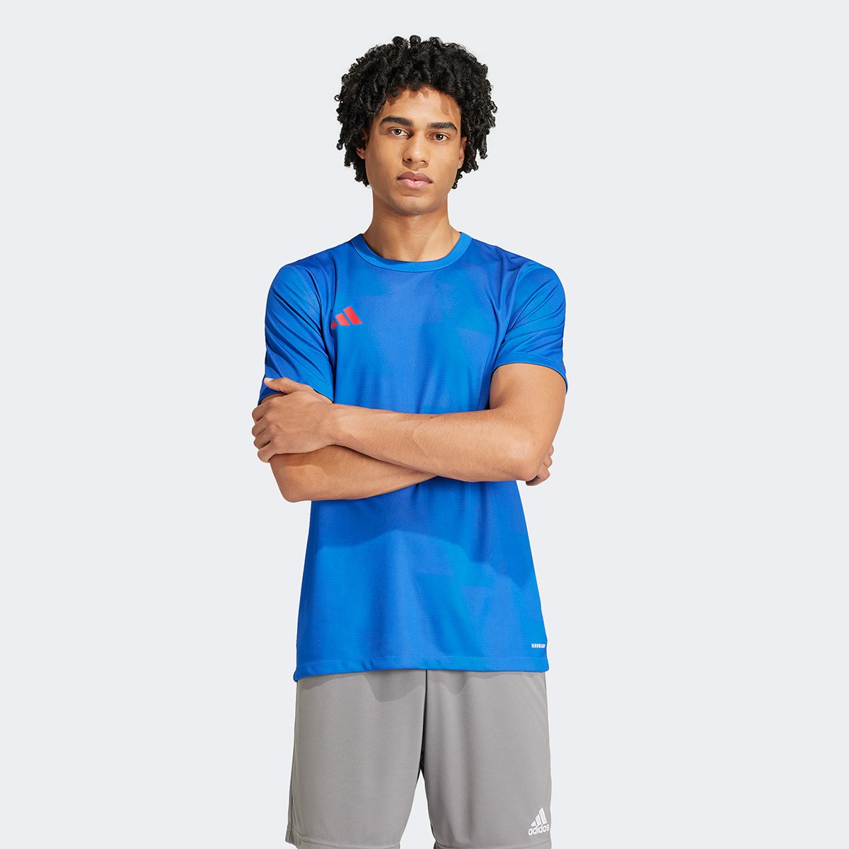 Miniatura Camisa Adidas Dupla Face 24 Masculina Azul+Vermelho - P