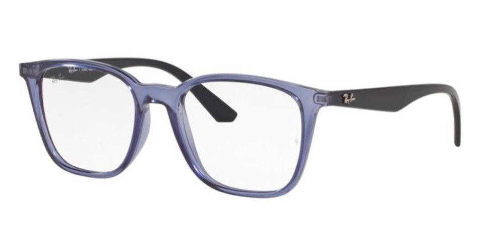 Miniatura Armação Óculos De Grau Feminino Ray Ban Rb7177L 5995 51 Azul
