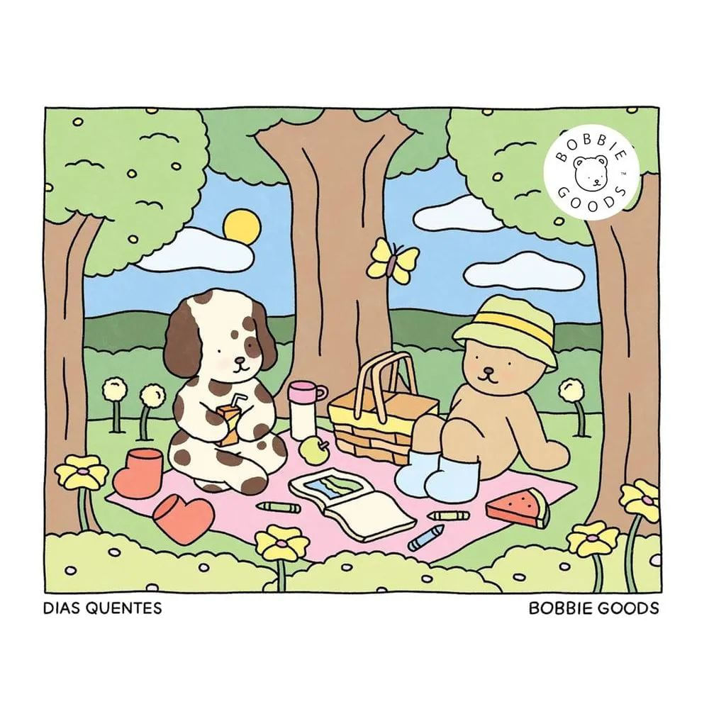 Miniatura Livro Dias Quentes Bobbie Goods para Colorir
