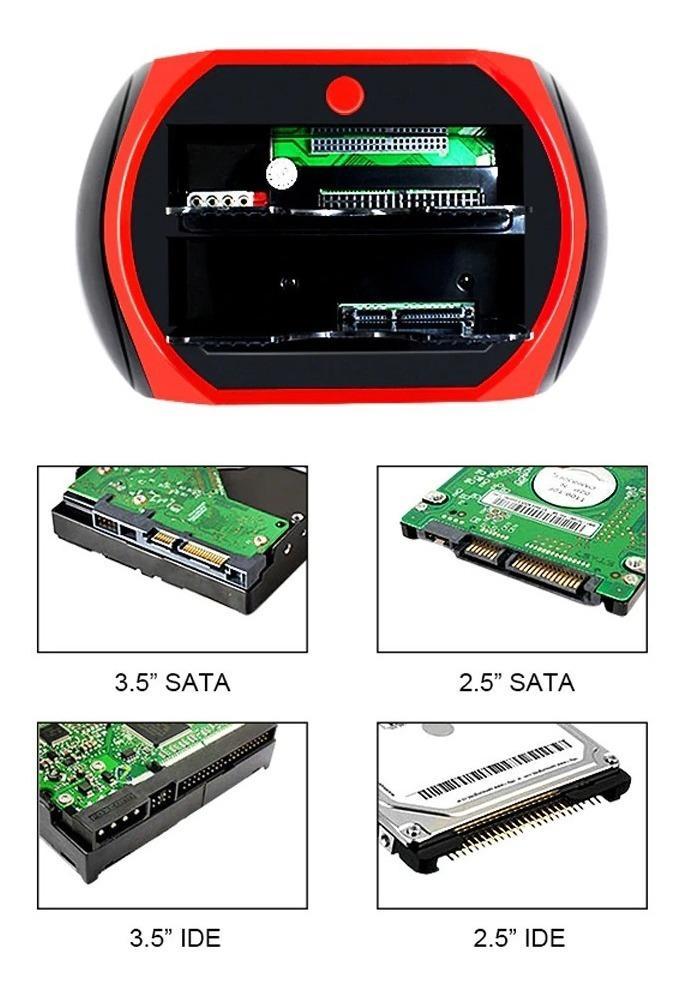 Miniatura Dock Station Para 2 Hd Sata 2,5'' E 3,5'' Usb E-Sata Usb 2.0