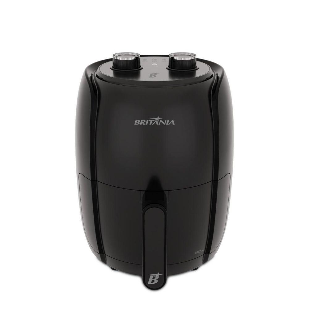 Miniatura Air Fryer Britânia Compacta 2L 1000W Sem Óleo BAF20A 220V