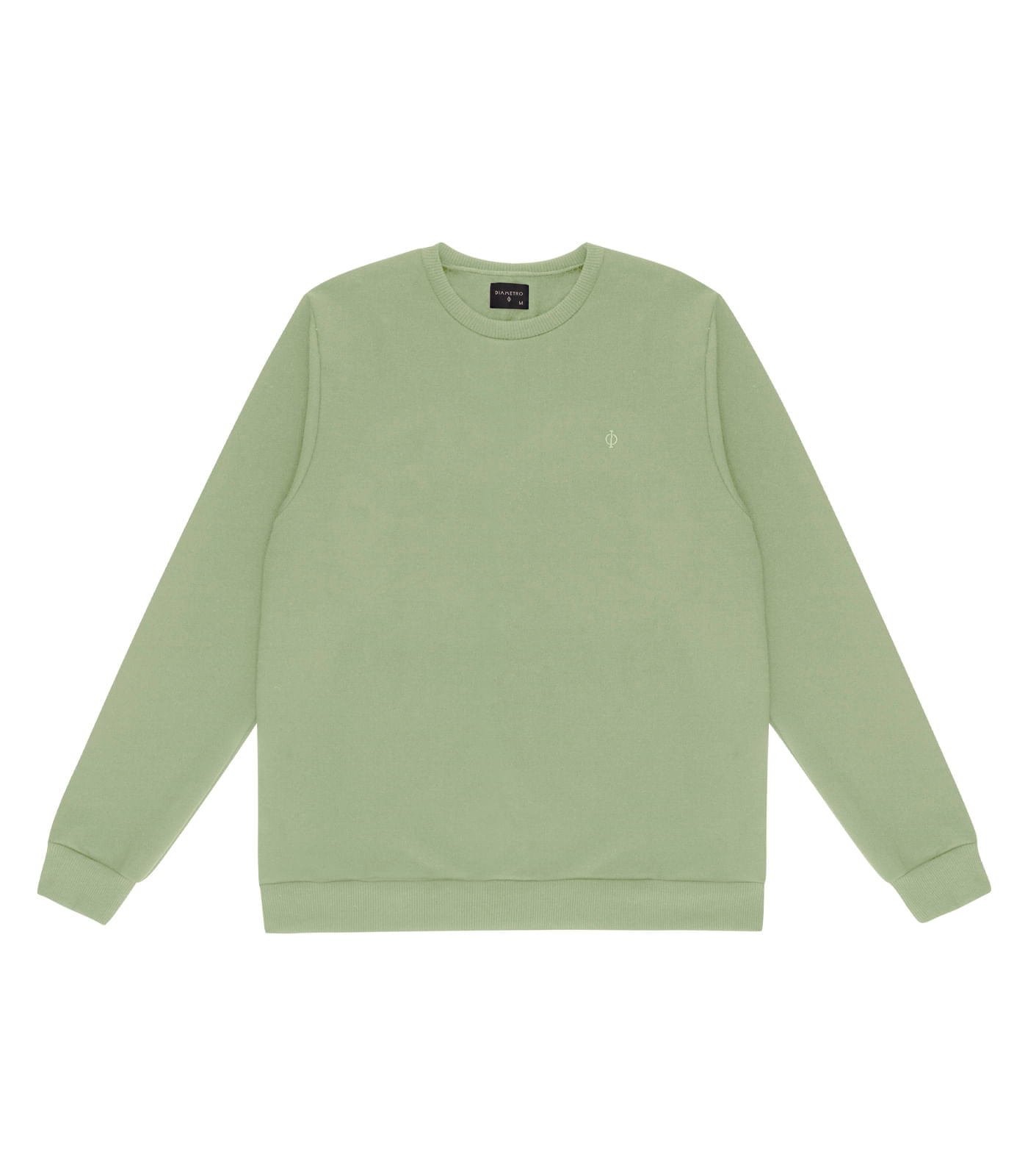 Miniatura Blusão Masculino Moletom Básico Diametro Verde G
