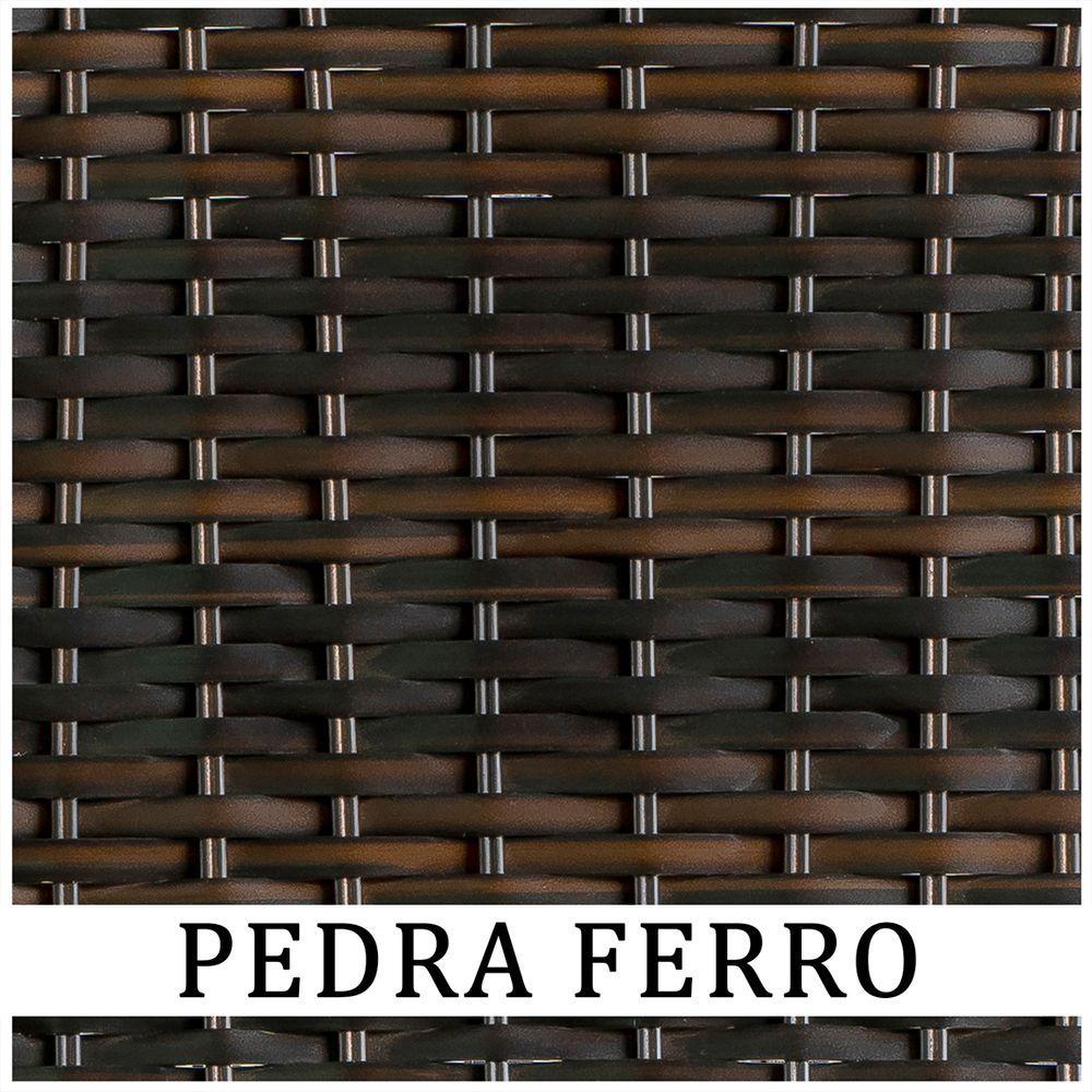 Miniatura Conj 2 Cadeiras Em Fibra Sintética Para Área Pedra Ferro