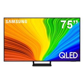 Miniatura Smart TV 75" QLED 4K Samsung QN75Q70DAGXZD com Pontos Quânticos, Upscaling, Gaming Hub, Design AirSlim, Alexa built in e Painel até 120Hz